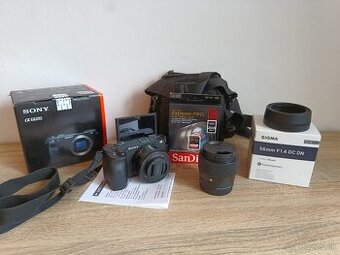 Sony Alpha 6600 + 2 objektívy + príslušenstvo - TOP stav