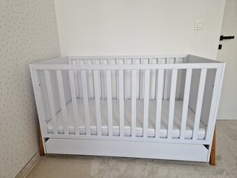 Detská postielka a komoda Drevko