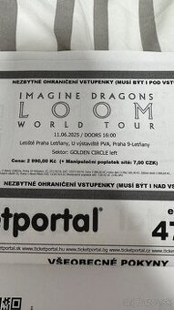 Imagine Dragons 11.6. Praha golden circle left