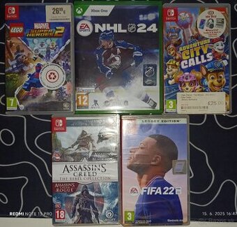 Hry na nintendo a xbox