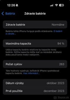 Iphone 15 pro 128 GB prírodný titán