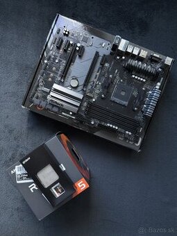 AMD Ryzen 5 2600 + ASROCK B450 Pro4 – funkčný set - 1