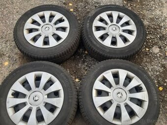 PLECHOVE DISKY 5x112r16 obuté zimné pneu