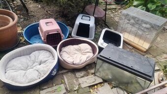 Veci pre mačku, psa 10eur/kus,  akvárium 25eur....