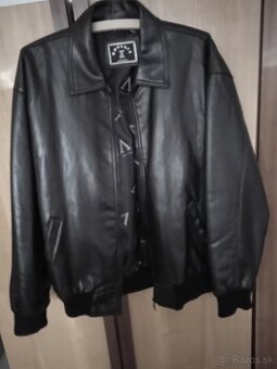 Pánska kožená bunda XL