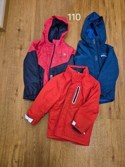 Zimné bundy chlapčenské 3kusy
