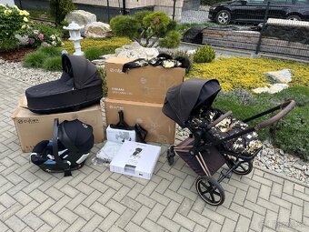 Cybex priam rose Gold trojkombinacia