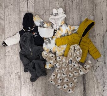 Predám set -vetrovky, overaly, kombinézy na zimu