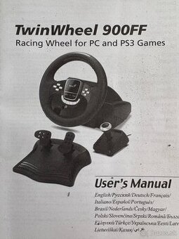 Herny ovladac volant genius twinwheel 900 ff