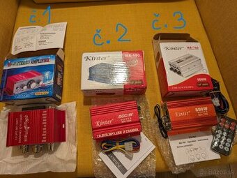 zosilovac plus napajaci adapter