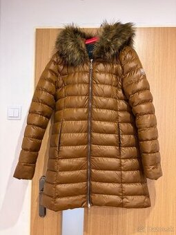 Dámska hnedo-zlatá bunda L