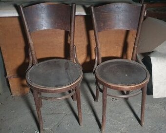 Retro stoličky,nočné stolíky,rozťah.stôl.