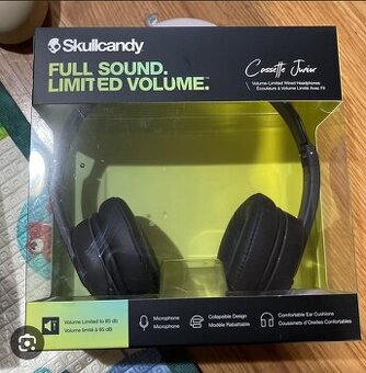 🎧 Skullcandy Cassette Junior – Slúchadlá s limitom 85 dB