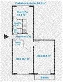 Veľký 2-izb. byt na predaj - Čmelíkova ul. - Ružinov