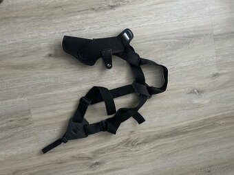 Podpažné puzdro na zbraň s krížovým závesom