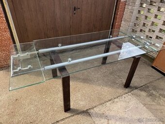 Moderný rozťahovací stôl zo skla – elegancia 💎