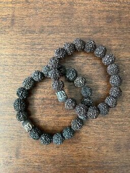 Náramok Budha zo semien Rudraksha