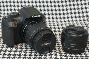 ZNÍŽENÁ CENA Canon 1300D s Gripom,2 objektívmi,4 batériami - 1