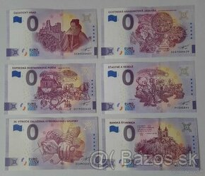 0€ / 0 euro suvenírová bankovka SK