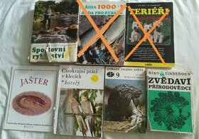 Rôzne knihy o chove + turistika