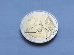 2 eurovu pamätnú mincu Alexandra Dubčeka