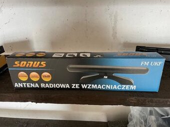 Aktívna rádiová anténa SONUS s napájaním a zosilňovačom