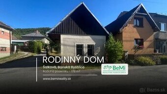 Rodinný dom so záhradou – Šalková, Banská Bystrica