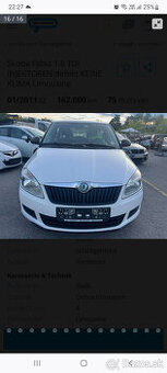 škoda fabia 2 1.6tdi biele na diely