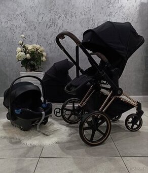 NAJNOVŠÍ CYBEX PRIAM 4 ROSEGOLD PLATINUM BLACK