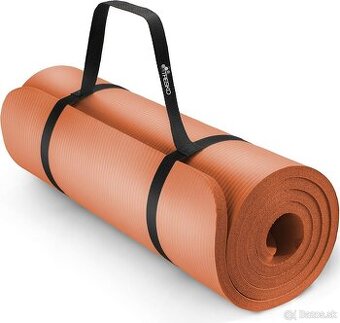 TRESKO® podložka na jogu/fitness – 185 × 60 × 1 cm, oranžová