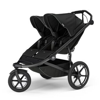 Dvojkočík Thule Urban Glide 3 double v čiernej farbe