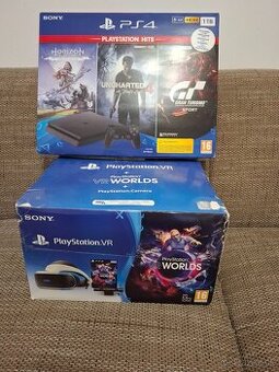 PS4 Slim 1TB + VR okuliare