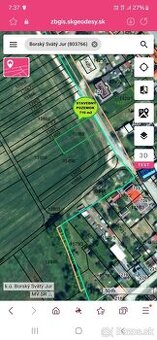 Pozemok obec Borský Svätý Jur