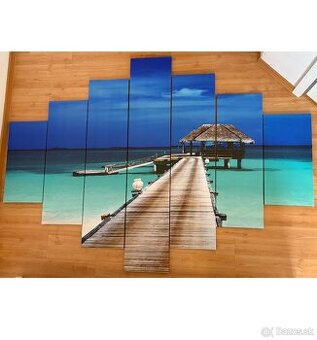 7-dielny obraz na plátne Maledivy
