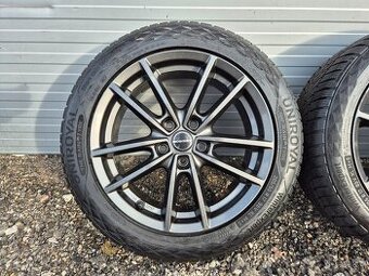 Zimná sada 5x112 R17 ET43 Borbet Škoda Seat Volkswagen