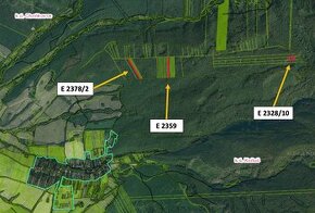 Koňuš – 7.544 m2 LESNÉ POZEMKY v podiele 1/1 - 1