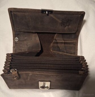 čašníčska peňaženka kožená set