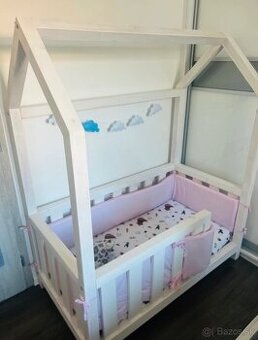 Detská domčeková posteľ