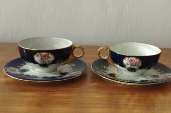 Starožitné porcelánové šálky (1918-1938)Pirkenhammer