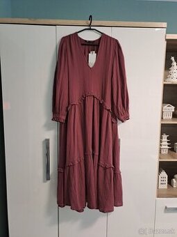 Zara mušelínové šaty oversize