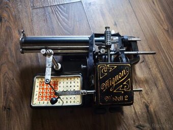 Písací stroj Mignon 2