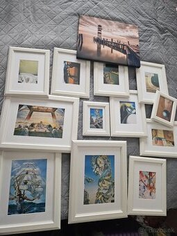 Sada obrazov v rámoch