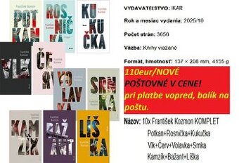Knihy 10x František Kozmon KOMPLET, Messi verzus Ronaldo