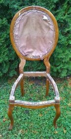 Starožitná stolička orech -      z 19 . storočia