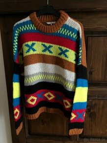C&A farebný pletený sveter č. L - 1
