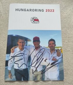 Král Eisele Gonda Eisking Formula 1 Hungaroring autogram
