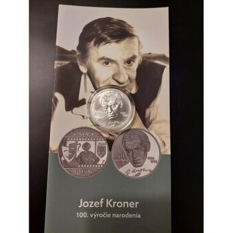 Jozef Kroner 🎭 - 100. výročie narodenia - strieborná zberat