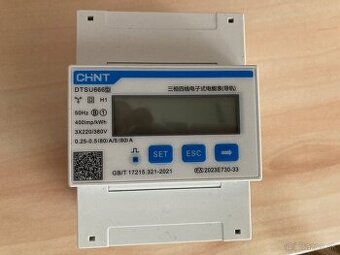 NOVÝ elektromer smart meter Chint DTSU666