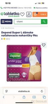 Natahovacie nohavičky