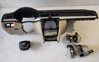 Škoda Superb II 3T0 přístrojová doska, Airbag set